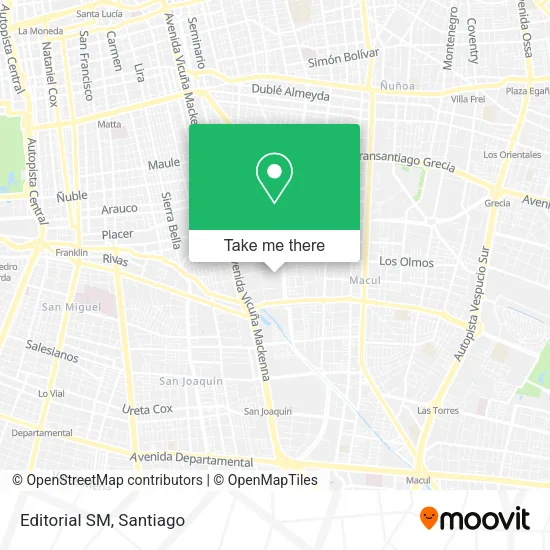 Editorial SM map