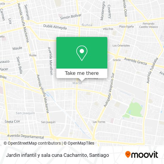 Jardin infantil y sala cuna Cacharrito map