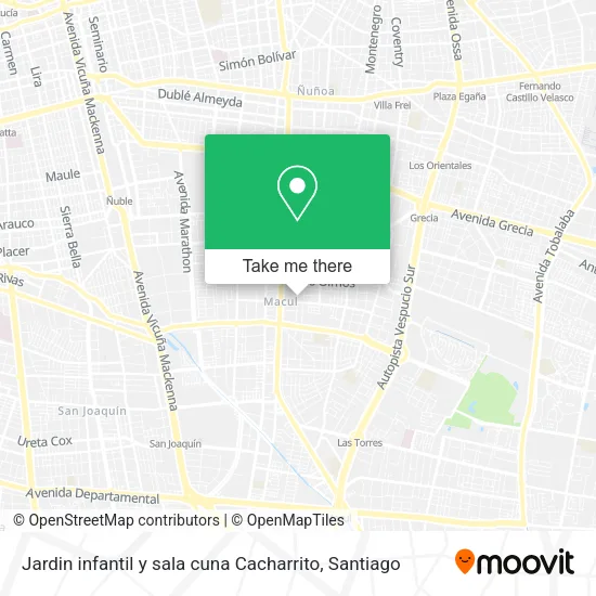 Jardin infantil y sala cuna Cacharrito map