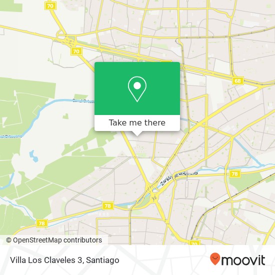 Mapa de Villa Los Claveles 3