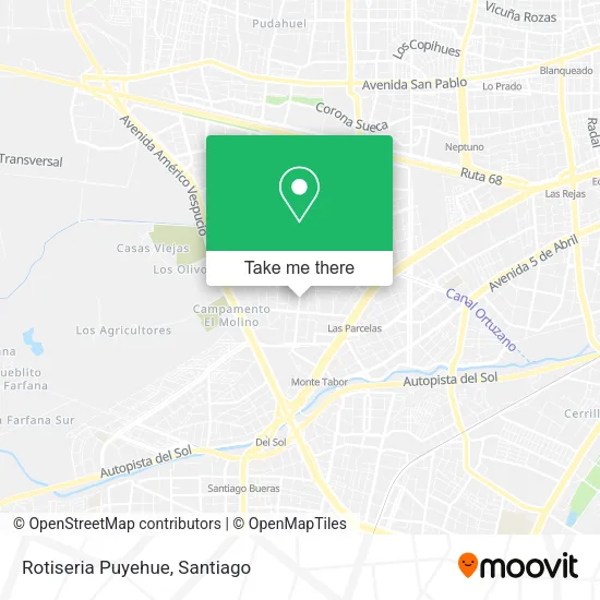 Rotiseria Puyehue map