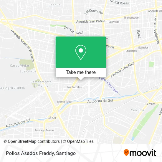 Pollos Asados Freddy map