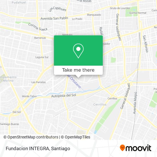 Fundacion INTEGRA map