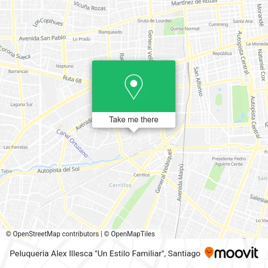 Peluqueria Alex Illesca "Un Estilo Familiar" map