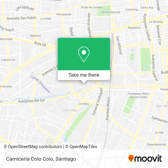 Carniceria Colo Colo map