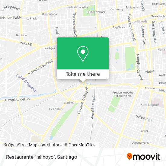 Restaurante " el hoyo" map