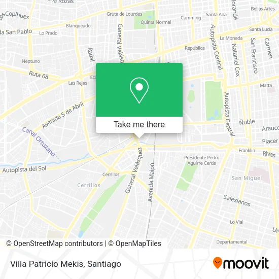Villa Patricio Mekis map