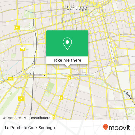 La Porcheta Café map