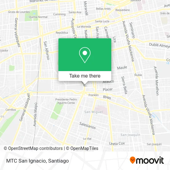 MTC San Ignacio map