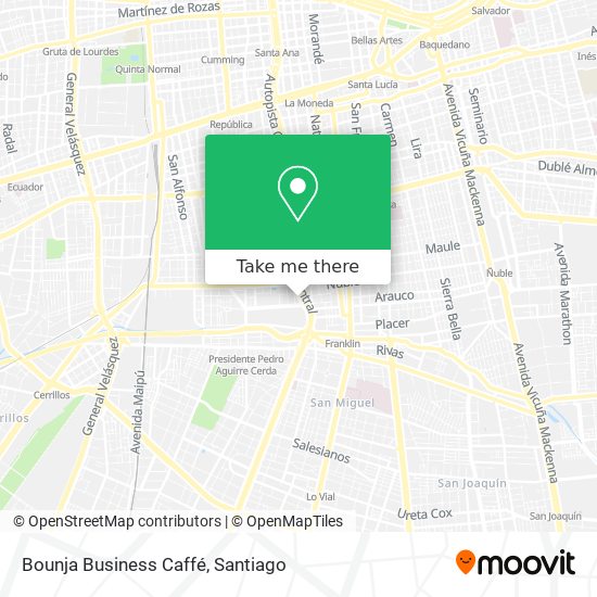 Bounja Business Caffé map