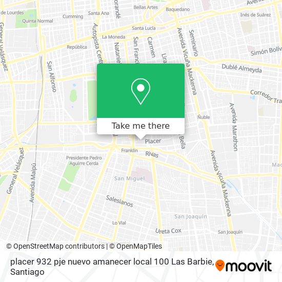 Mapa de placer 932 pje nuevo amanecer local 100 Las Barbie