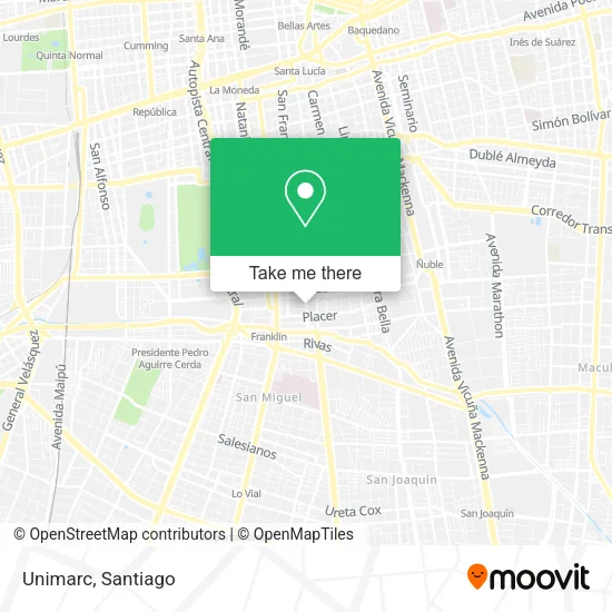 Unimarc map