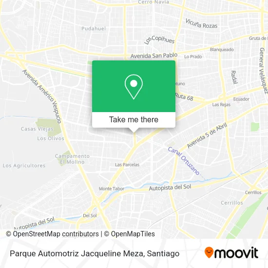 Parque Automotriz Jacqueline Meza map