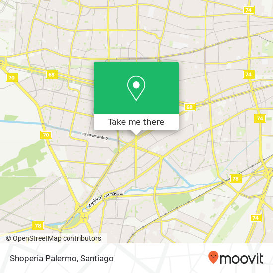 Shoperia Palermo map