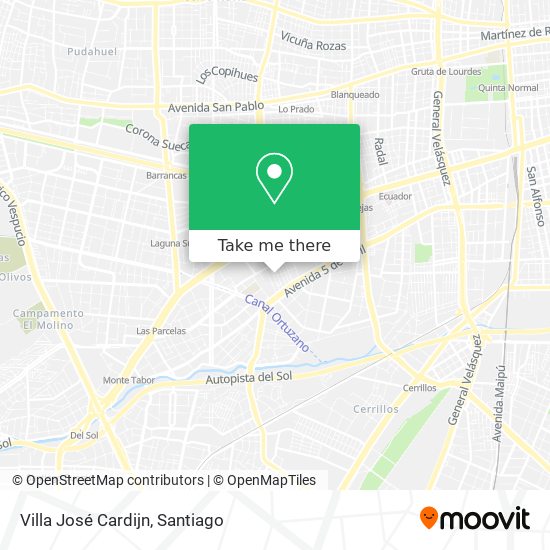 Mapa de Villa José Cardijn