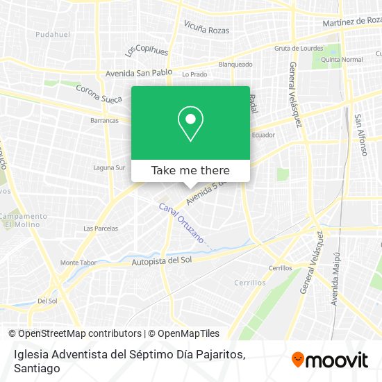 Mapa de Iglesia Adventista del Séptimo Día Pajaritos
