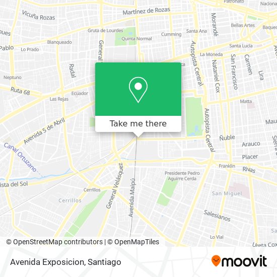 Avenida Exposicion map