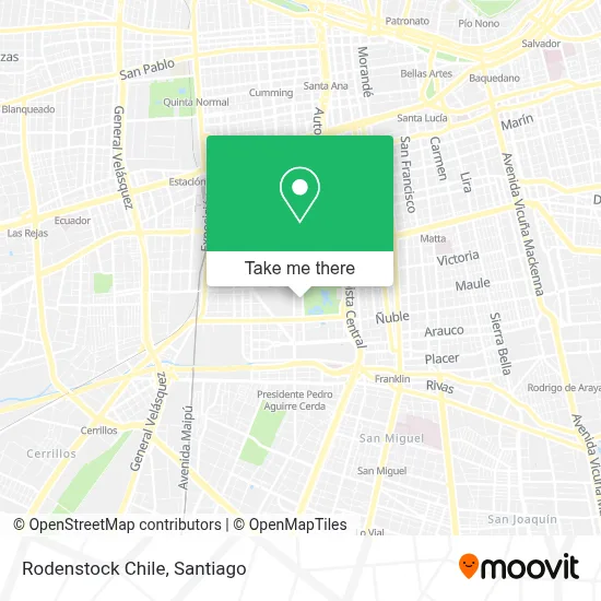 Rodenstock Chile map