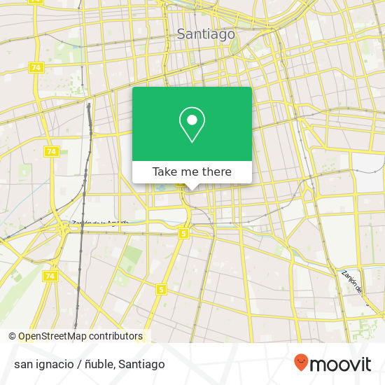 san ignacio / ñuble map