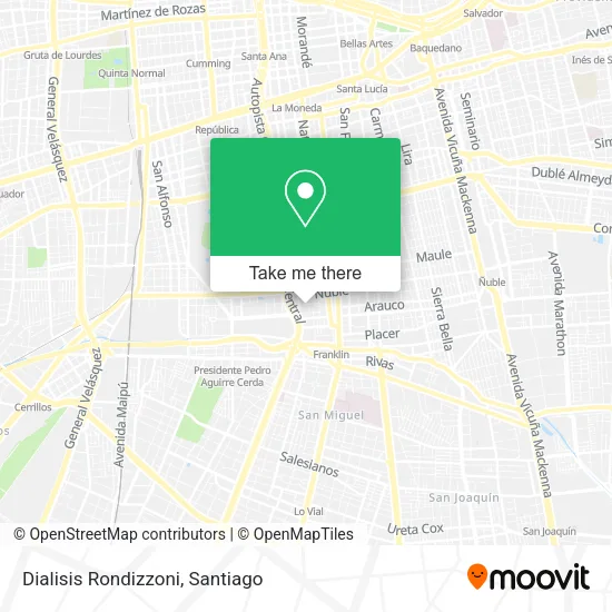 Dialisis Rondizzoni map