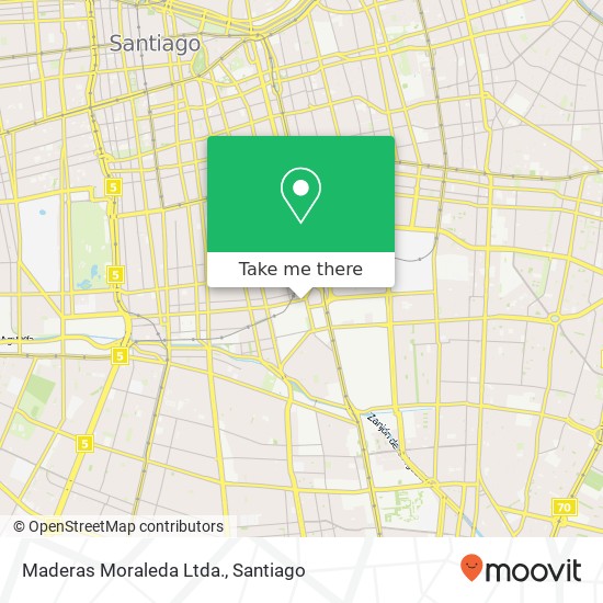 Maderas Moraleda Ltda. map