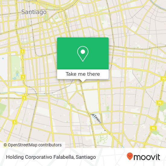 Holding Corporativo Falabella map