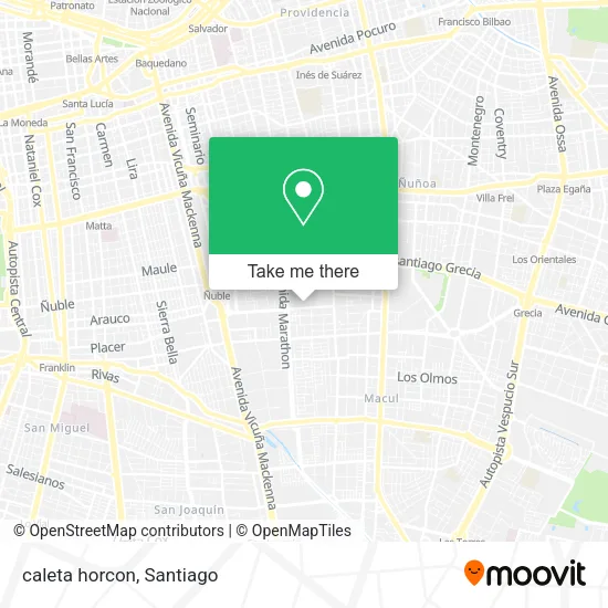 caleta horcon map