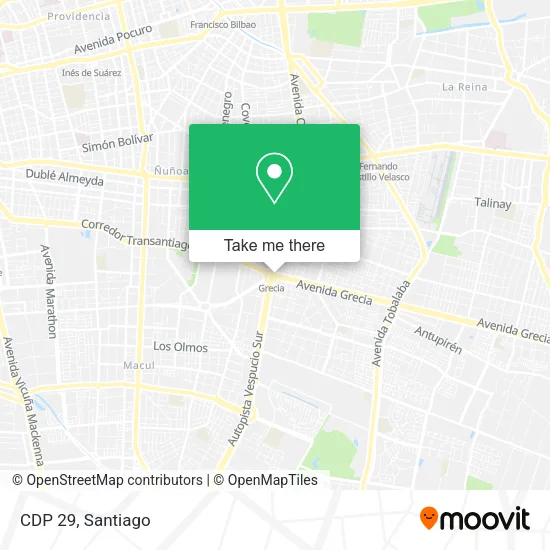 Mapa de CDP 29