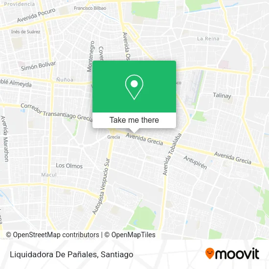 Liquidadora De Pañales map
