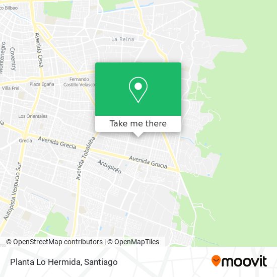 Planta Lo Hermida map