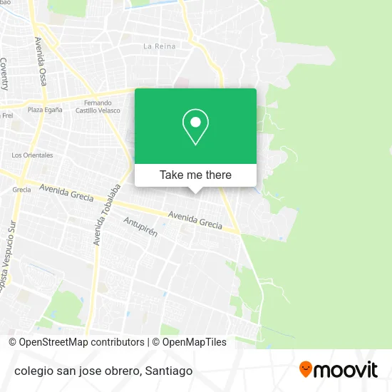 colegio san jose obrero map
