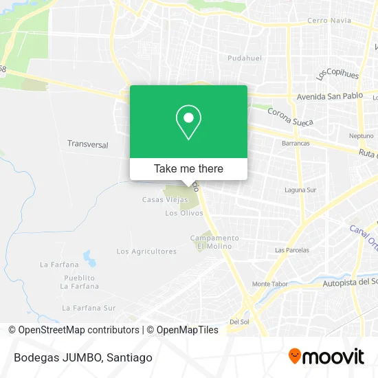 Bodegas JUMBO map