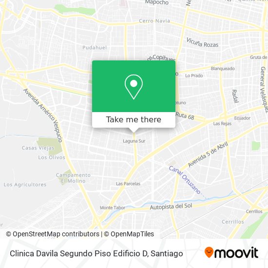 Clinica Davila Segundo Piso Edificio D map