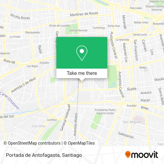 Portada de Antofagasta map