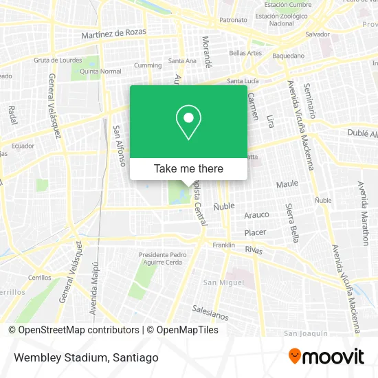 Wembley Stadium map