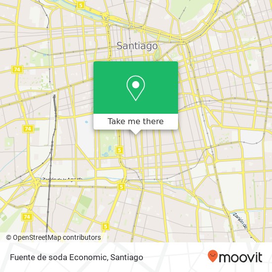 Fuente de soda Economic map