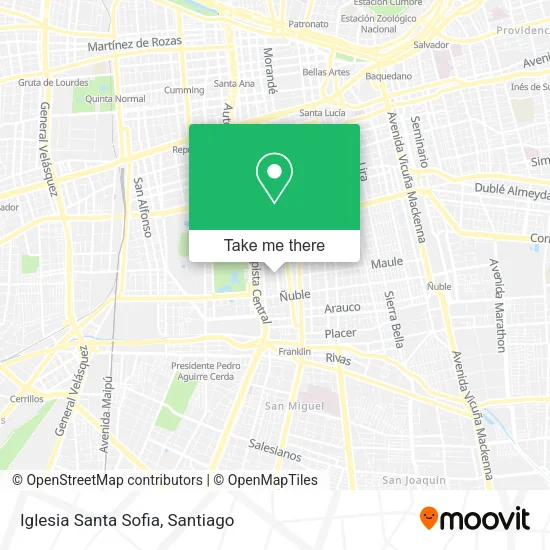 Iglesia Santa Sofia map