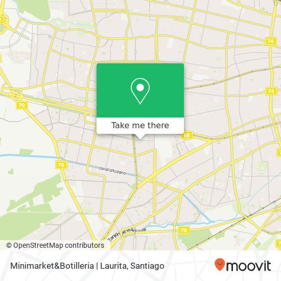 Mapa de Minimarket&Botilleria | Laurita