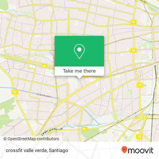 crossfit valle verde map