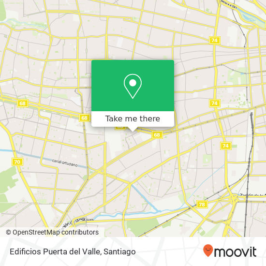 Edificios Puerta del Valle map