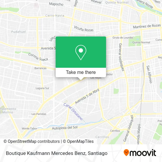 Mapa de Boutique Kaufmann Mercedes Benz