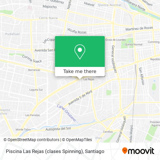 Piscina Las Rejas (clases Spinning) map