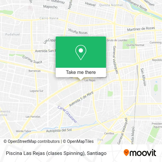 Piscina Las Rejas (clases Spinning) map
