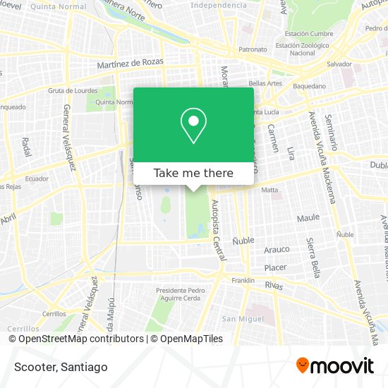 Scooter map