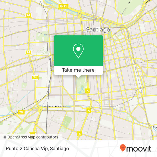 Punto 2 Cancha Vip map
