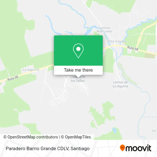 Paradero Barrio Grande CDLV map