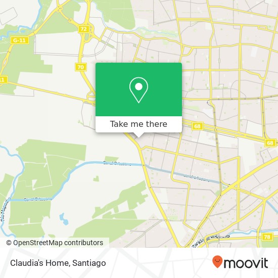 Claudia's Home map