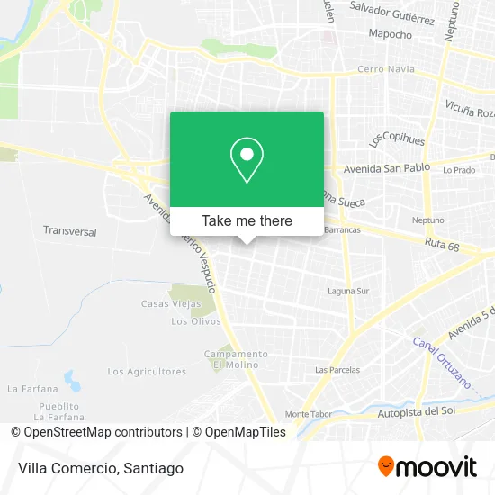 Villa Comercio map