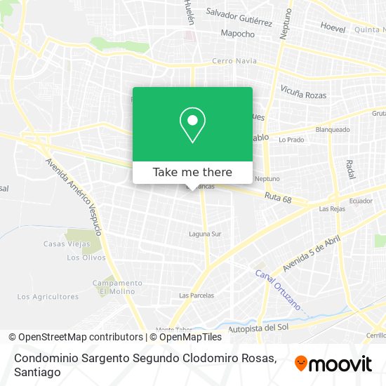 Condominio Sargento Segundo Clodomiro Rosas map