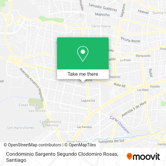 Mapa de Condominio Sargento Segundo Clodomiro Rosas